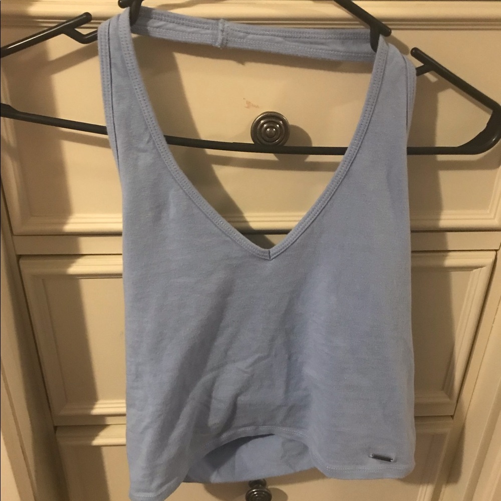 hollister halter crop top